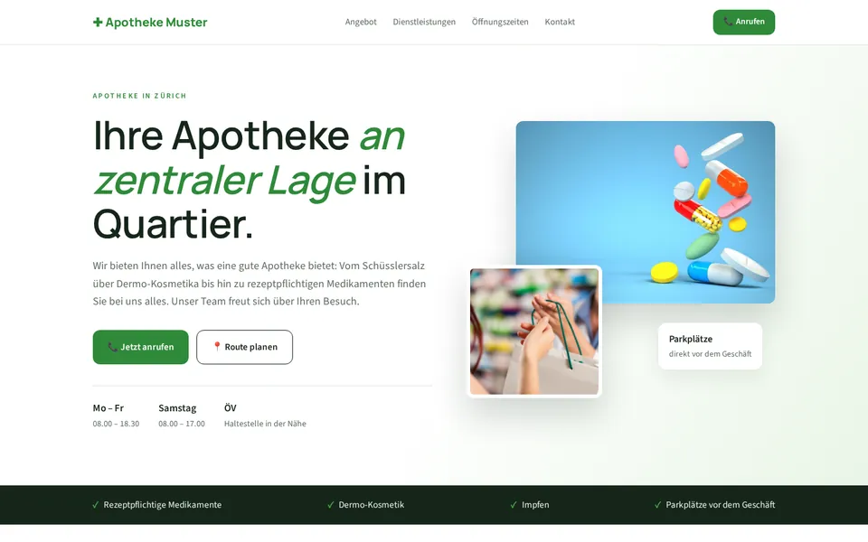 Anonymisierter Entwurf: Apotheke
