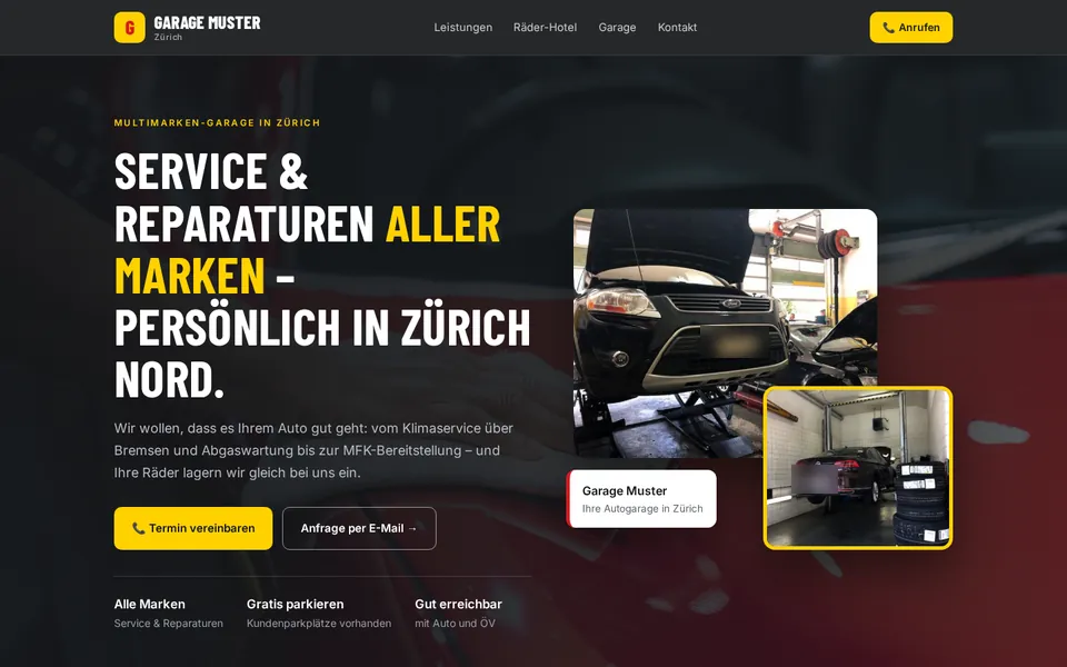 Anonymisierter Entwurf: Garage